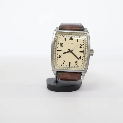 Wristwatch (Brown, White, Silver) from Oozoo