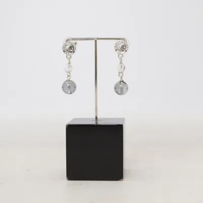 Örhängen (Grå, Silverfärgad, Transparent) från Moshi Okänd metall