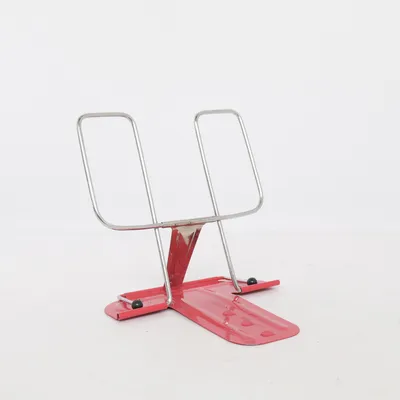 Book stand (Red, Silver)
