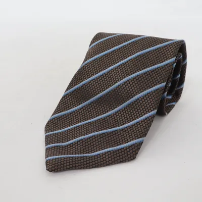 Stropdas (Bruin, Blauw) van Greg Hunt Zijde