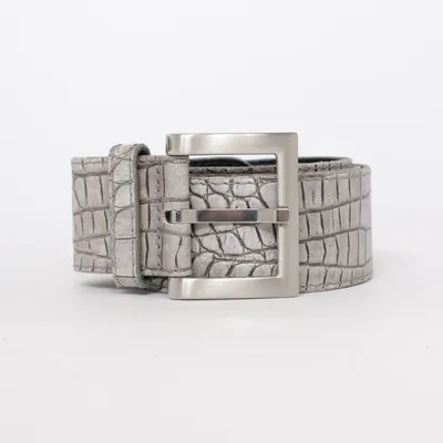 Ceinture (Gris) de Vanzetti Cuir
