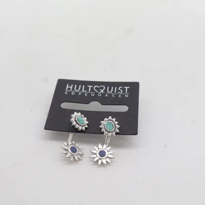 Earrings (Silver, Turquoise, Blue) from Hultquist Copenhagen Unknown metal
