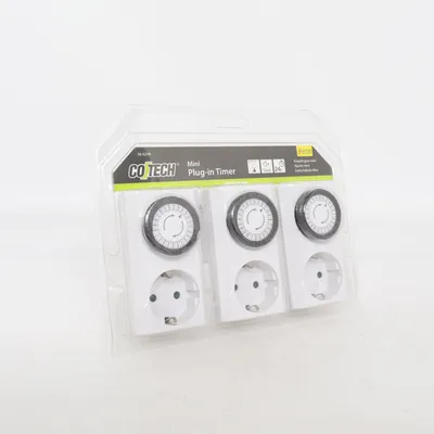 Tænd/sluk ur (Mini Plug-In Timer) fra Cotech