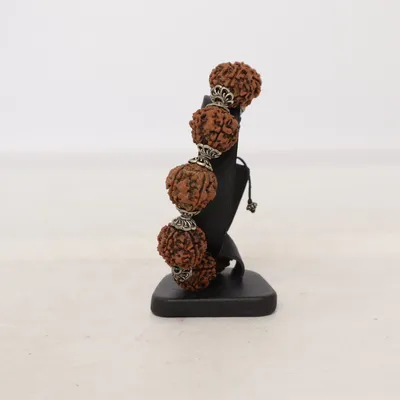 Bracelet (Brown, Silver, Black) Unknown metal