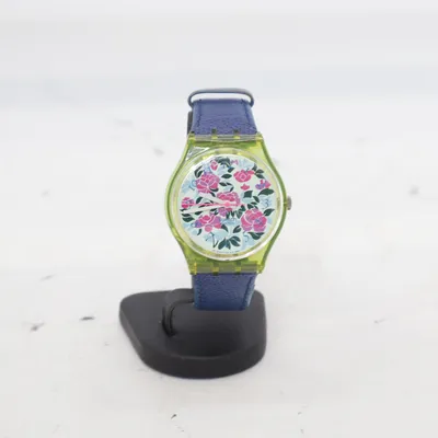 Armbanduhr (Blau, Mehrfarbig) von Swatch