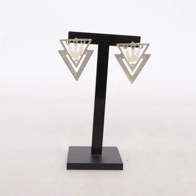 Ohrringe (Silber, Beige) von Opia Unbekanntes Metall