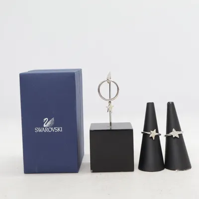 Jewelry set (Silver) from Swarovski Unknown metal