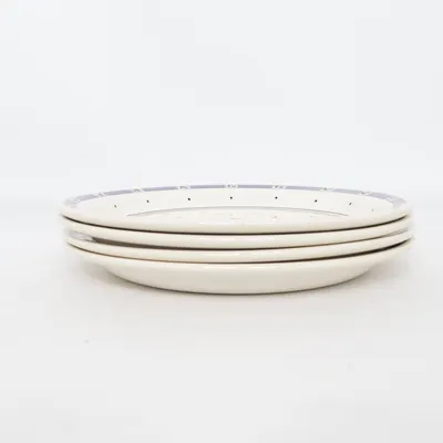 Plate (White, Purple) from Eit England