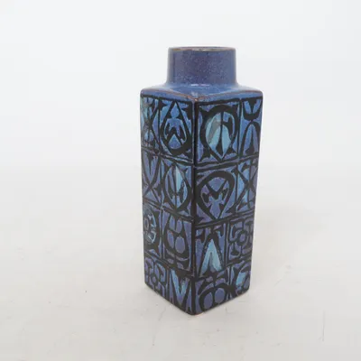 Vase (Blue, Black) from Royal Copenhagen