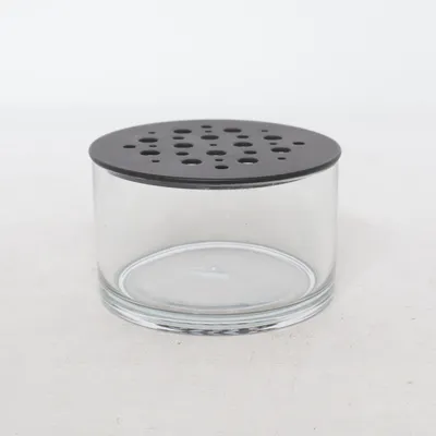 Vase (Black, Transparent) from H&M