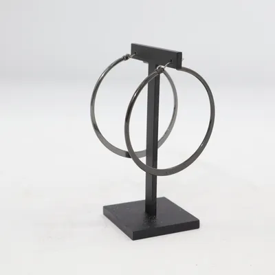 Earrings (Black) from SNOB Unknown metal