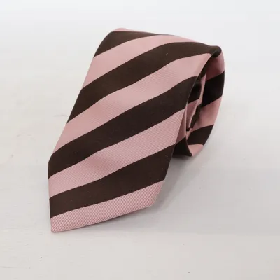 Stropdas (Roze, Bruin) van Abrams Zijde