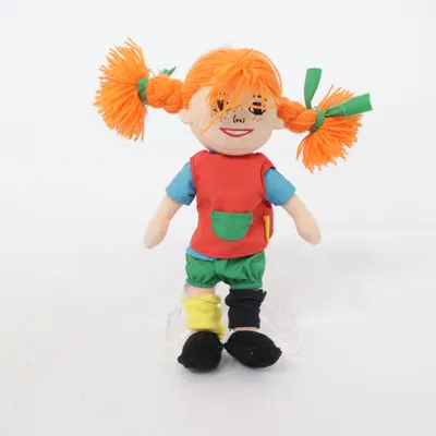 Dukke (Rød, Flerfarvet) fra Pippi