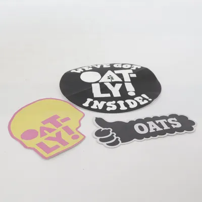 Klistermärken (Svart, Vit, Flerfärgad) från Oatly