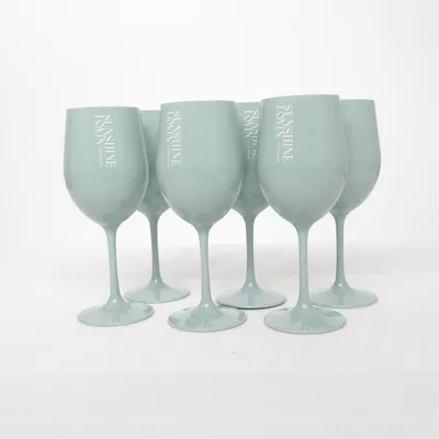 Wine glass (Gray, Green) from Riviera Maison