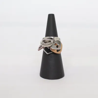 Ring (Silber, Gold, Pink) von Fossil Unbekanntes Metall