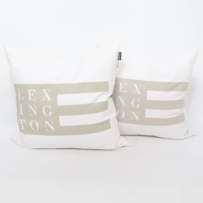 Pyntepude (Hvid, Beige) fra Lexington