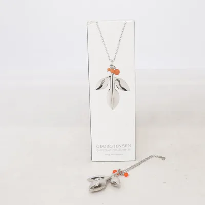 Juldekoration (Silverfärgad, Röd) från Georg Jensen