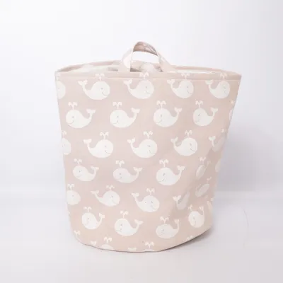 Laundry basket (Beige, White)