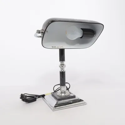 Skrivbordslampa (Svart, Silverfärgad) från Protégé