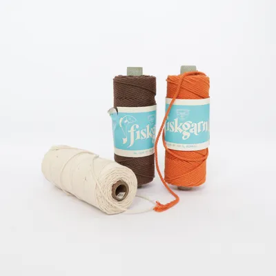 Garn (Brun, Orange, Beige) från Fiskars Bomull