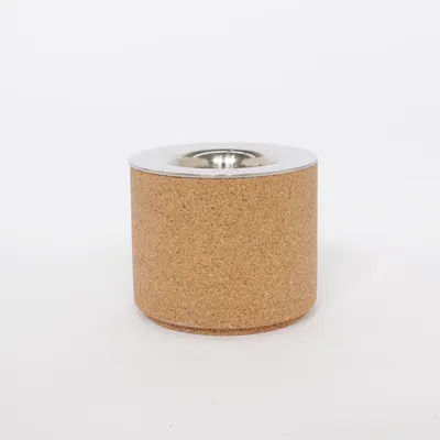 Waxinelichthouder (Zilver, Bruin) van Bk
