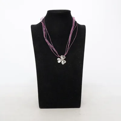 Ketting (Lila, Zwart) Onbekend materiaal