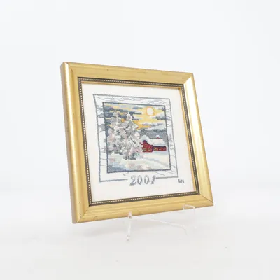 Tableau brodé