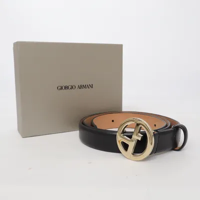 Bälte (Svart) från Giorgio Armani Skinn
