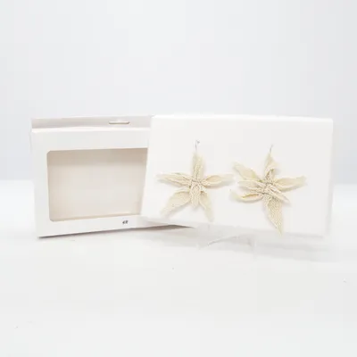 Örhängen (Vit) från H&M Mässing