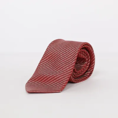 Cravate (Rouge) de Armani Collezioni Soie