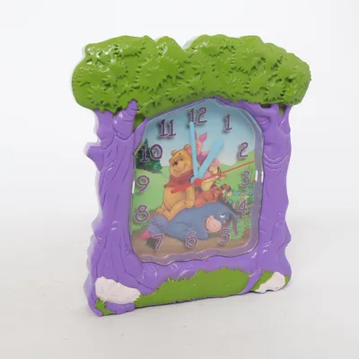 Väggklocka (Lila, Grön, Flerfärgad) från Disney