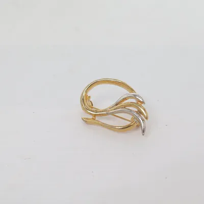 Broche (Or, Argent) Métal inconnu