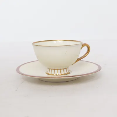 Tasse à café (Blanc, Or) de Karlskrona Porslinsfabrik