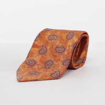 Tie (Orange, Multicolored) from Portia Silk