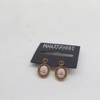 Earrings (Pink, Gold) from Hultquist Copenhagen Unknown metal