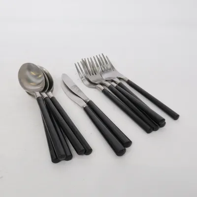 Cutlery (Gray, Black) from Boda Nova