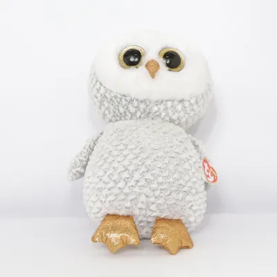 Gosedjur (Grå, Vit, Guldfärgad) från Beanie Boos Ty