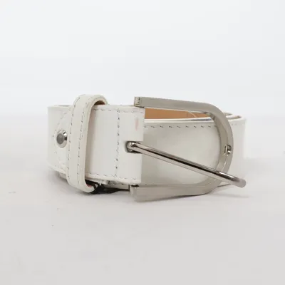 Ceinture (Blanc) de vera pelle Cuir