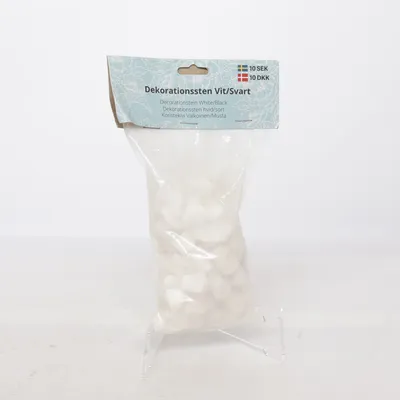 Dekorsten (Vit) från DollarStore