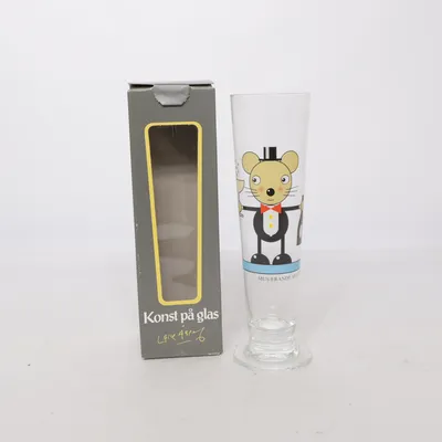 Dricksglas (Ölglas) från Lasse Åberg
