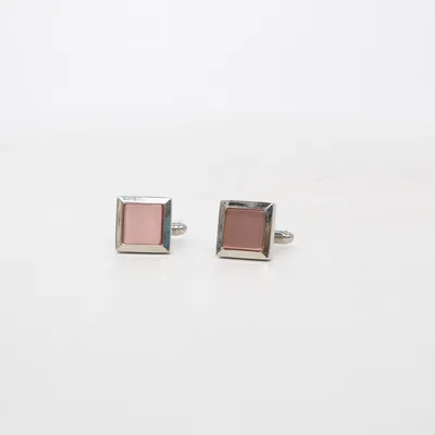 Manschettknappar (Silverfärgad) Okänd metall