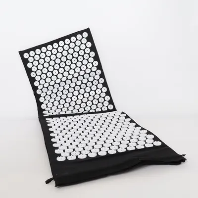 Acupressuur mat (Zwart, Wit)