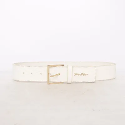 Bælte (Hvid) fra Tommy Hilfiger Læder