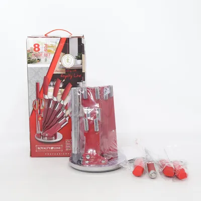 Set de couteaux (Rouge) de Royalty Line
