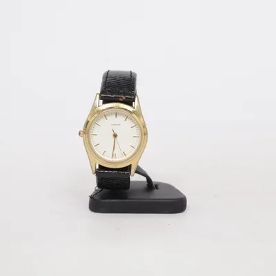 Armbåndsur (Sort, Guld)