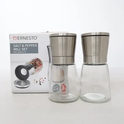 Salt & Pepparkvarn (Silverfärgad, Transparent) från Ernesto
