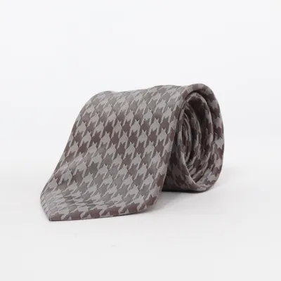 Cravate (Marron) de Giorgio Armani Polyamide, Soie, Laine