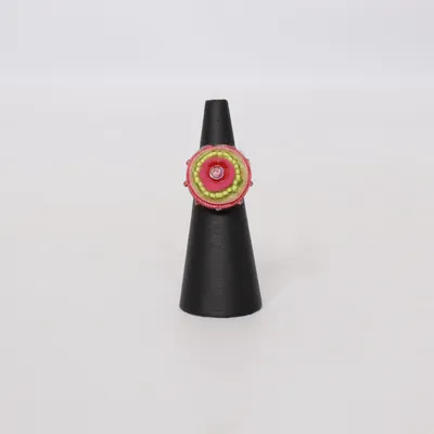 Ring (Pink, Green) from Spiegelburg Unknown metal