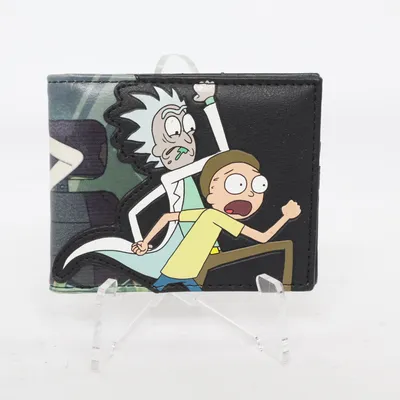 Plånbok (Svart, Flerfärgad) från Rick and Morty